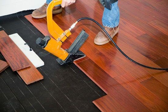 Glue Down Finish